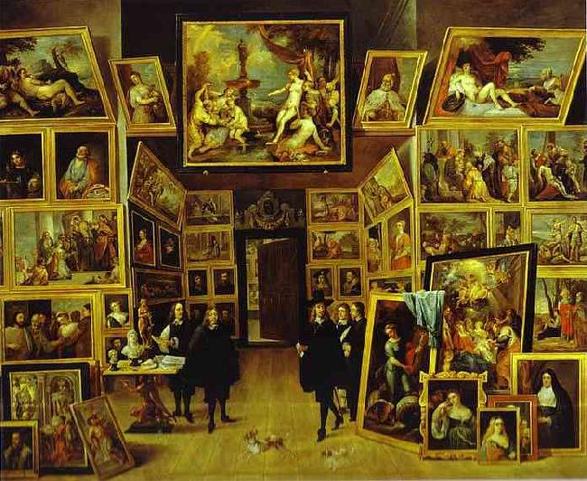    David Teniers Archduke Leopold William in his Gallery in Brussels Norge oil painting art